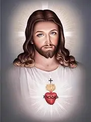Jesus Diamond Painting by Numbers Kits, 5D Full Diamond Painting Kits Religious Jesus Round Diamond Dot Painting Arts Crafts Home Decor 30x40cm (JS-1)