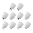 10Pcs Mini USB Night Light Eye Protection Book Reading Light USB Plug1229