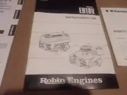 OEM ROBIN ENGINE MODEL EH18V OWNERS OPERATOR MANUAL