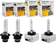 Generic Hid Bulb 55W Xenon D1S D2S D3S D4S Hid Xenon Bulb 4300K 5000K 8000K 10000K 6000K 55W D1R D2R D3R D4R Car Headlight Bulb : 8000K, 1 Pair Hid Bu