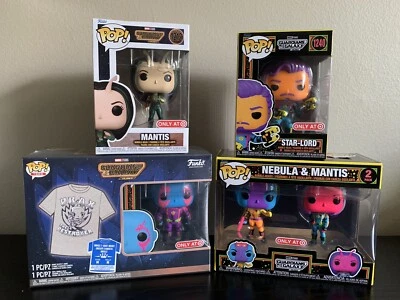 Funko POP LOT Guardians Of The Galaxy Volume 3 MANTIS STAR LORD DRAX NEBULA NEW