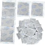 Hohopeti Desiccant Packs for Safe Storage 30 Packets of 50g Silica Moisture Absorber for Electronics Clothing