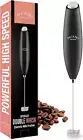 Powerful Milk Frother with Double Whisk, Handheld Electric Foam Maker, Hand Mixe