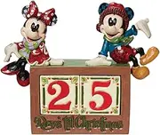 Enesco Jim Shore Disney Traditions Mickey & Minnie Countdown Bloc Figurine