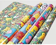 OSMA Colour Paper Wrapping Paper with Easter Print 2 m x 70 cm