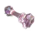 Buttrose Glass Dildo Sex Plug Bulbed Shaft Florette