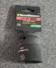 GearWrench 1-7/16" Impact 6 Point SAE Socket - 3/4" Drive 84811
