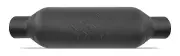 Thrush Rattler Muffler 2.5in In/Out Universal Steel Black DYNOMAX 24254
