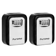 Security Key Lock Box 4-Digit Combination Waterproof Lock Box Key Storage Loc...