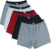 [Fruit of the Loom] Men's Assorted Knit Boxers (5 Pack)
