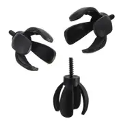 3 Pcs 4-Prong Golf Ball Pick-Up Retriever Claw Sucker Tools for Putter Grip