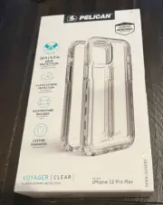 Pelican Voyager Case + Holster For iPhone 12 Pro Max (6.7") - Clear - NEW