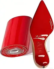 CZBYXA12 Red Bottom Shoe Sole Protector,Sole Guard - Non-Slip Shoe Pads | Perfect Match for Christian Louboutin Heels | Smooth Surface Traction | Scratch Prevention(4.5 in*40 in Mirror Red)