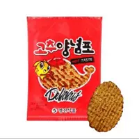 在飛比找PChome24h購物優惠-韓國香烤魚片(火辣風味) 5gx30包/盒
