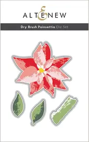 Altenew Dry Brush Poinsettia Die Set
