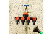 4 Way Hose Connector Tap Irrigation Garden Kit