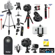 50" LIGHT TRIPOD +12" FLEX PRO TRIPOD FOR NIKON D5100 D5200 D5300 D5400 D5500