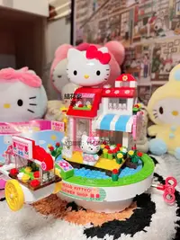 在飛比找Yahoo!奇摩拍賣優惠-玩具 HelloKitty凱蒂貓音樂旋轉木馬城堡救援飛機茶壺