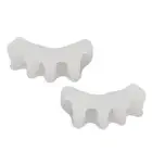 2x Toe Separator Hallux Valgus Corrector Hammer Straightener (Child White) HOT