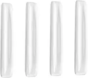 PLAFOPE 4pcs Car Door Guard Strip Scratch Protector for Side Bumpers Durable Material Easy Installation Fit for Vehicles