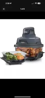 Ninja Crispi Air Fryer - Microwave, Freezer & Dishwasher Safe - SHIPS NOW!