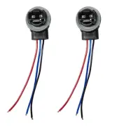 2PCS 3157 Car Wire Harness Pigtail Socket, Car LED and Standard Bulb Sockets ...