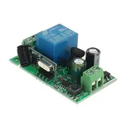 2Pcs 433MHz 220V 10A 1CH Channel Wireless Relay Remote Control Switch Receiver