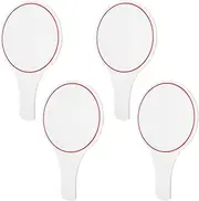 Operitacx 4pcs Foam Whiteboard Paddles Dry Erase Scoreboard for Auctions Judges Voting Diy Writing