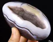 4.7" Agate Geode Crystal Egg, Crystal Healing