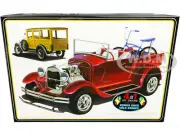 SKILL 2 MODEL KIT 1929 FORD WOODY PICKUP 4-IN-1 KIT & BIKE 1/25 BY AMT AMT1269 M