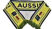 NWOT - GO AUSSIES - Green & Gold Olympic Supporters Scarf - Swisse Team Partner
