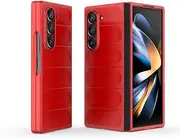 Cover Compatible with Samsung Galaxy Z Fold5 5G,Compatible with Samsung Galaxy Z Fold5 5G Camera Protection Anti-Drop TPU Mobile Soft Case Red
