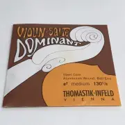 Thomastik Dominant 1/8 Scale Violin E Med 130 String Steel Core Aluminum Wound