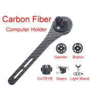 Bicycle Carbon Fiber Computer Holder Road Bike GPS Stopwatch Speedometer Rack