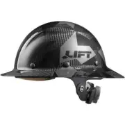 Lift Safety Dax Carbon Fiber Full Brim Hard Hat Black Camo- NEW HDC-20CK