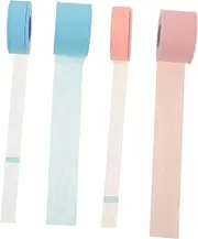 SOESFOUFU 4pcs Grafting Eyelash Tape Adhesive Lash Tape Eyelash Tapes Lash Extension Tapes Eyelash Extension Tape Eyelashes Stickers Eyelash Tape for Salon Lash Tapes for Women Silicone Gel
