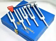 PREMIUM 6 Tuning Fork Set Medical Chiropractic Diagnostic instruments W/TAYLOR