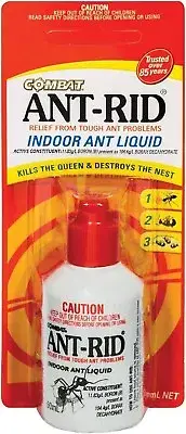 Ant Killer Combat ANT-RID Indoor Ant Liquid Kills queen and destroy nests -50ML