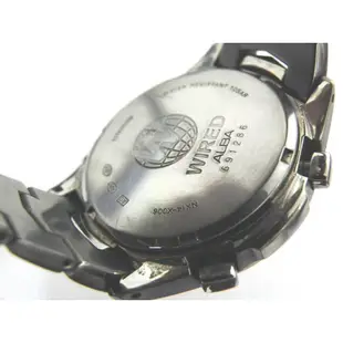 [專業模型] 石英錶 [ALBA 691286]  WIRED 鈦合金錶[銀色面+液晶]時尚/軍/中性錶[全新]