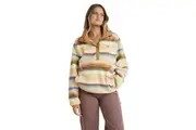 Billabong Switchback Pullover Fleece Womens in Blue Shadow