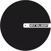 Reloop Slipmat for DJ Turntablism, Black with Logo