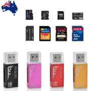 High Speed Multi Card Reader 4 In 1 USB SDHC SDXC Micro SD TF Memory Stick M2