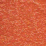 Delica Beads Miyuki 11/0 DB151 Tangerine Orange AB Seed Beads Cylinders Glass