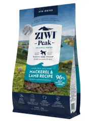 ZIWI Peak Air Dried Mackerel & Lamb Adult Dry Dog Food (4kg bag)