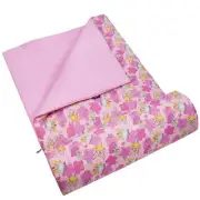Wildkin Kids Pink Fairy Light Weight Sleeping Bag 66 x 30 In (Fairies)