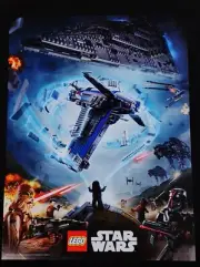 STAR WARS 2017 * LEGO 18 x 24 INCH POSTER * RESISTANCE BOMBER * MINT UNUSED!!