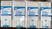 Double Tipped Cotton Swabs with Firm Paper Sticks - 1500 Count (4 packs of 375)
