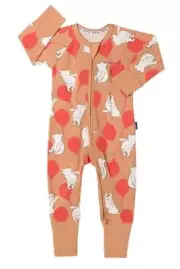 NEW BONDS Baby Unisex Winnie The Pooh Balloon zippy Wondersuit -size 00 /3 - 6m
