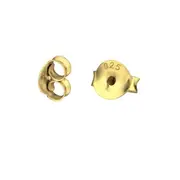 Gold Earrings Backs Bulk - 10 Pairs