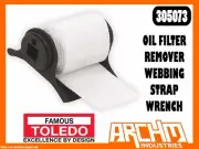 TOLEDO 305073 - OIL FILTER REMOVER - WEBBING STRAP WRENCH - HEAVY DUTY FUEL